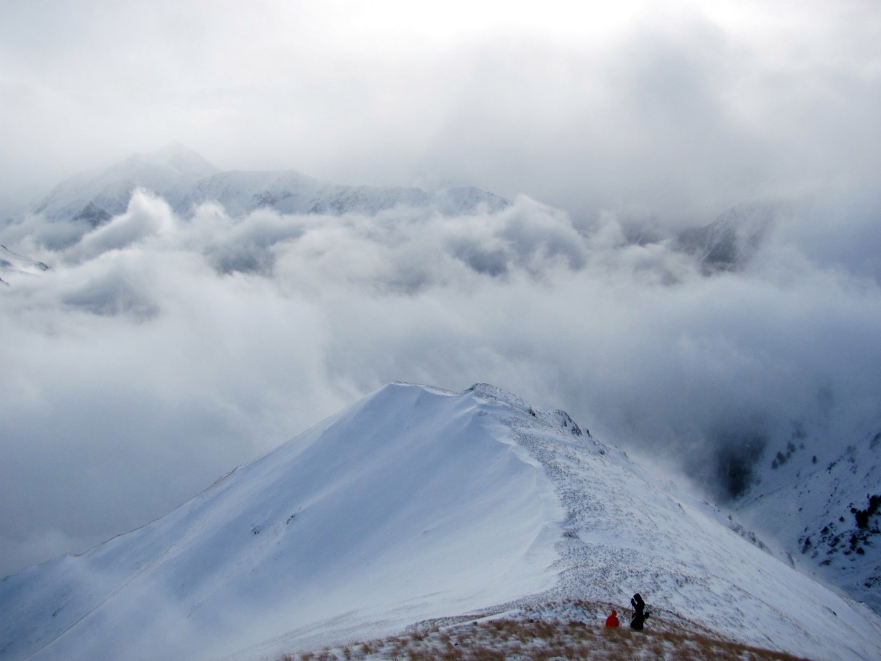 Winter hike along Teberda - My, The mountains, Tourism, Travel across Russia, Travels, Longpost