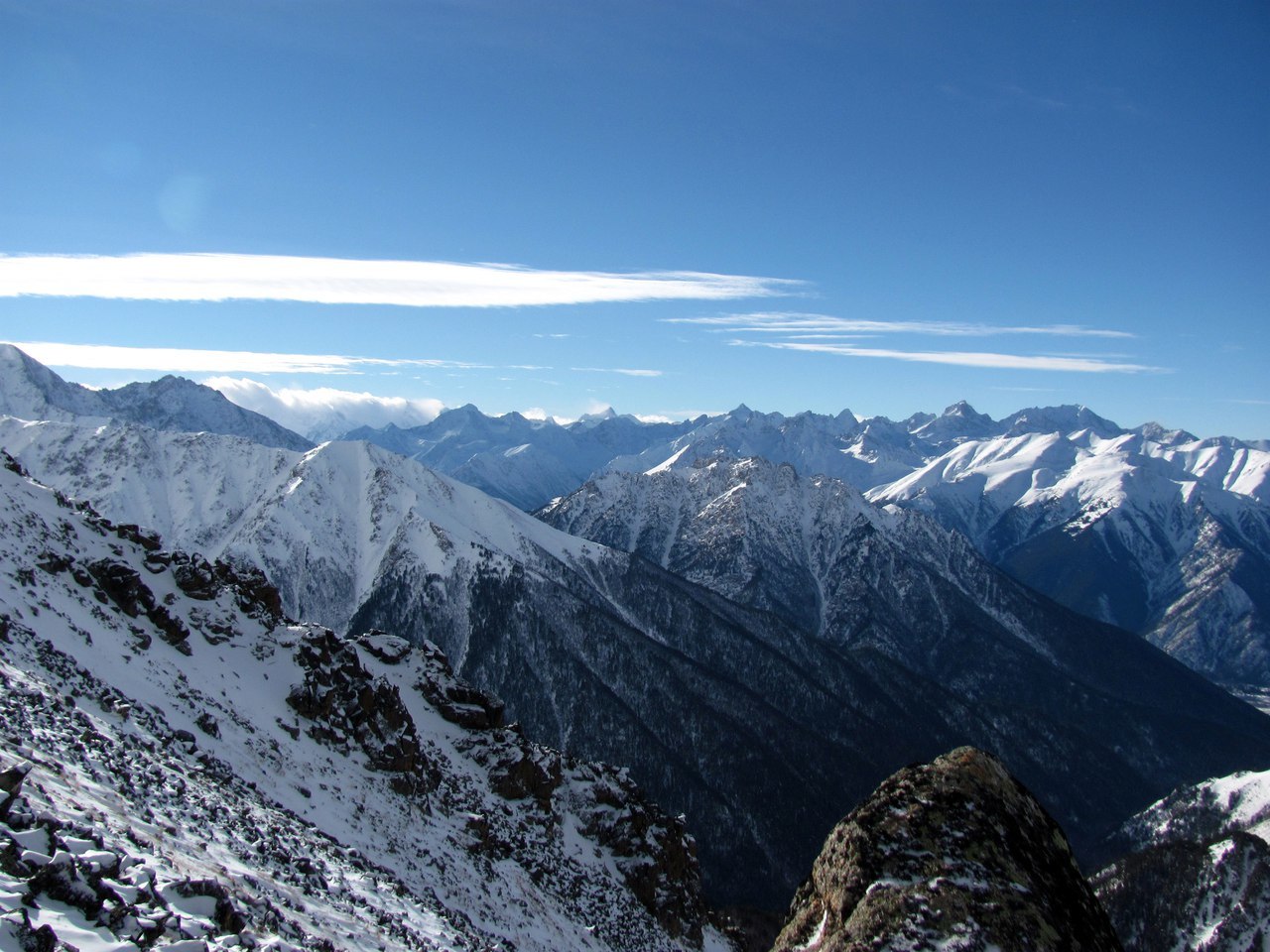 Winter hike along Teberda - My, The mountains, Tourism, Travel across Russia, Travels, Longpost