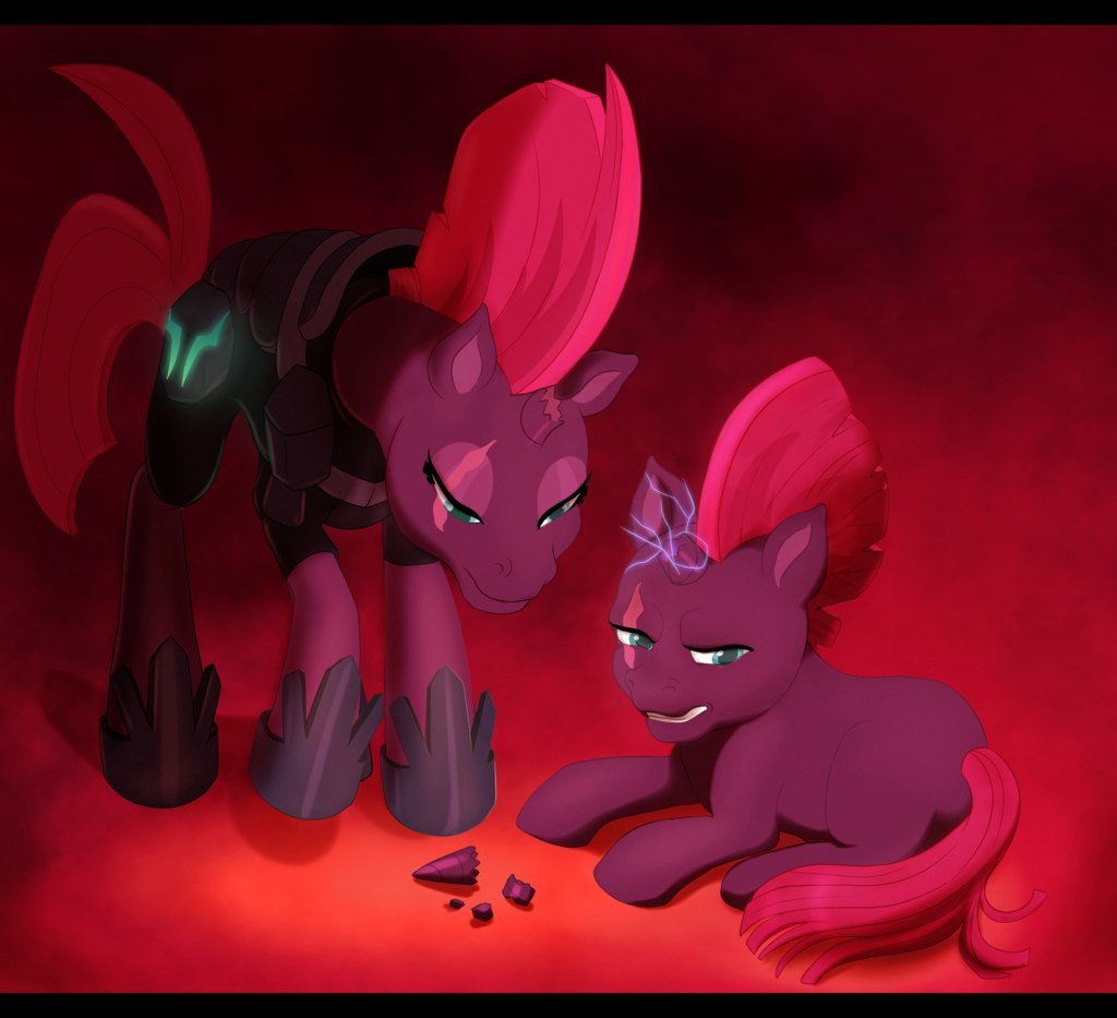 You have a great and bright future, little Fizzy - My little pony, Tempest shadow, Fizzlepop Berrytwist