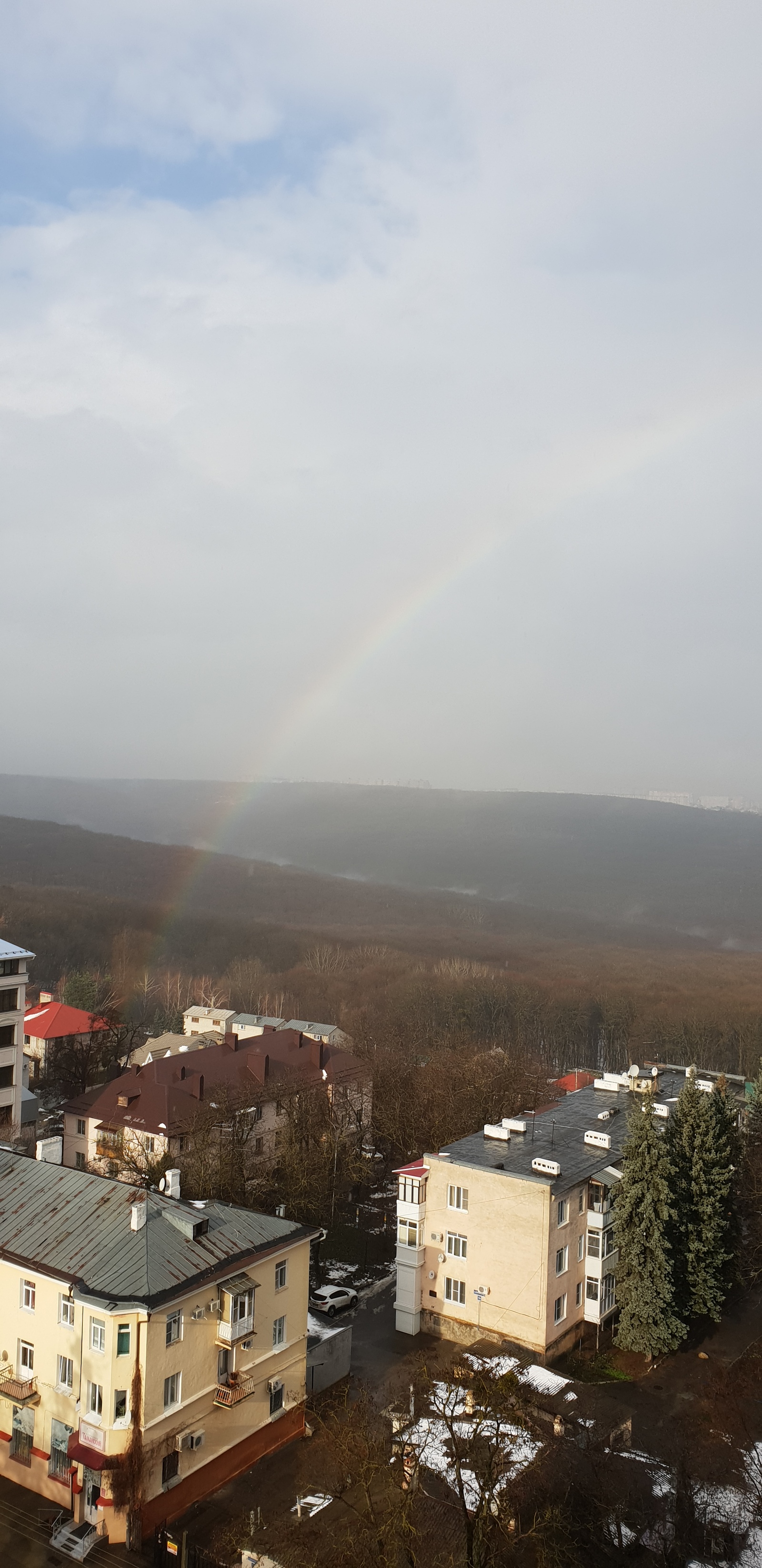 Just a December rainbow - Stavropol, Rainbow, December