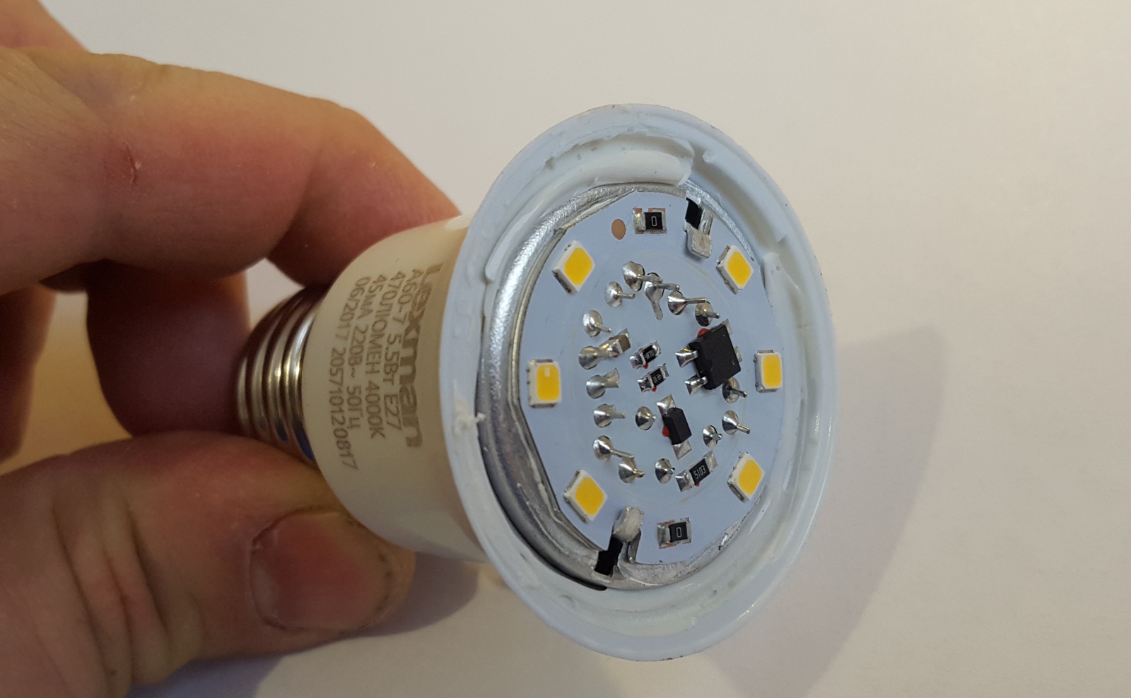 LED lamps in Leroy are already ... 30 rubles each. - My, LED lights, Leroy Merlin, Longpost