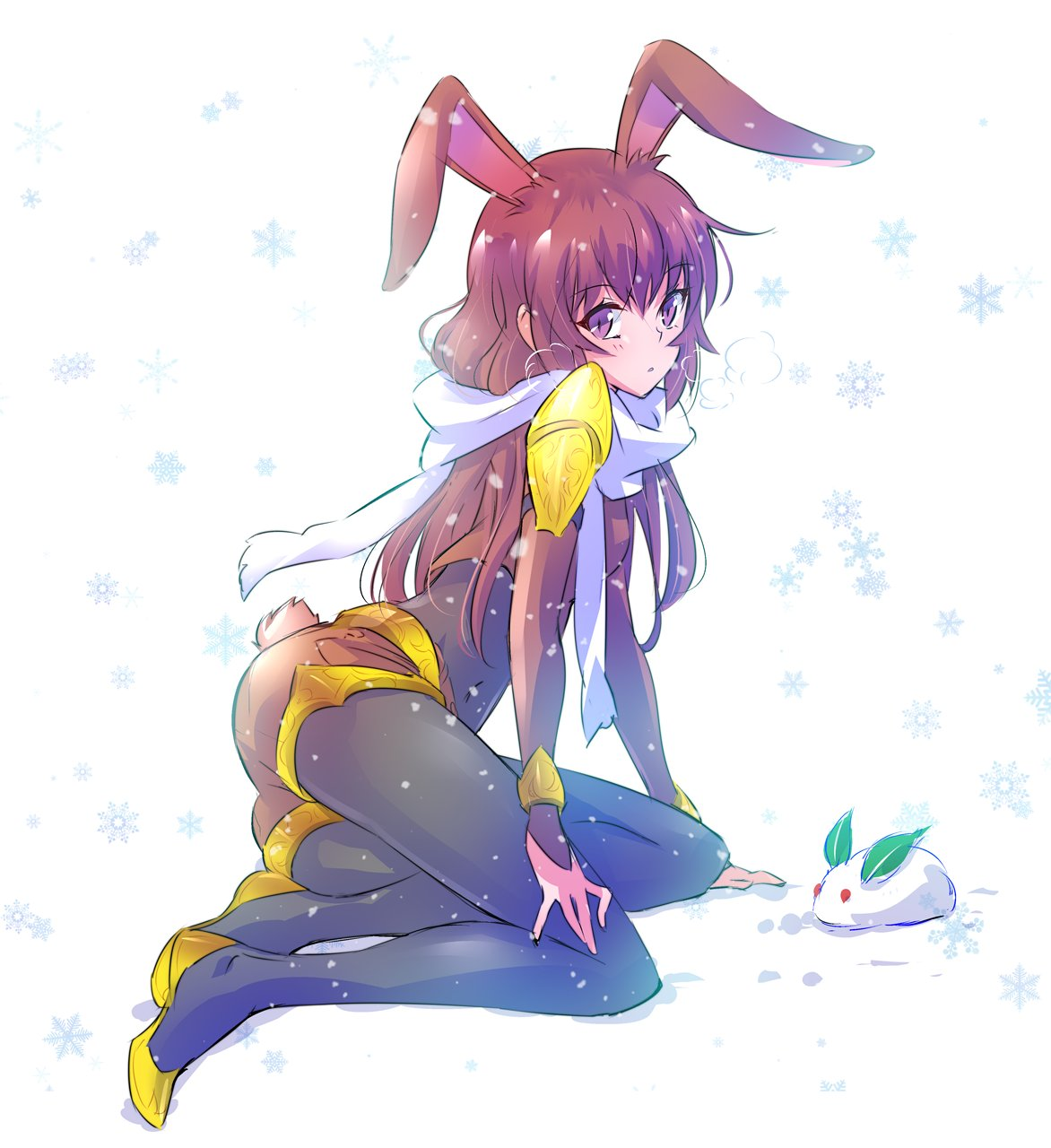 snow bunny - RWBY, Velvet Scarlatina, Anime art, Anime, Serials, Not anime, Art, Longpost