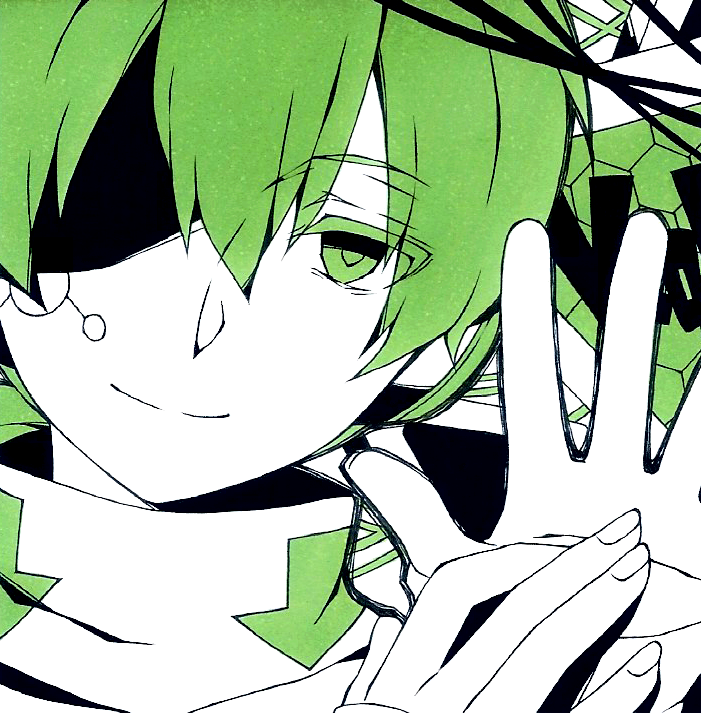 Mekakushi-dan furiaikon - Anime, Not anime, Anime art, Kagerou project, Mekakucity Actors, , Longpost