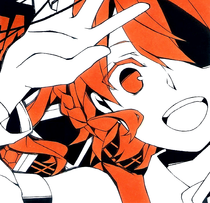 Mekakushi-dan furiaikon - Anime, Not anime, Anime art, Kagerou project, Mekakucity Actors, , Longpost