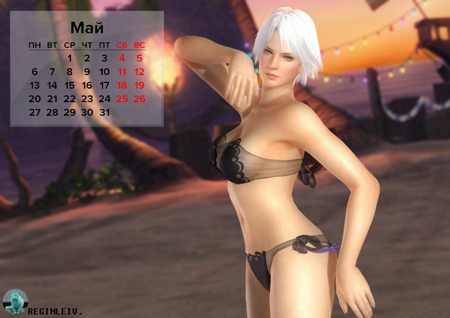 Calendar for adult gamers - NSFW, My, Games, Dead or alive, The calendar, Longpost, Dead Or Alive (game series)