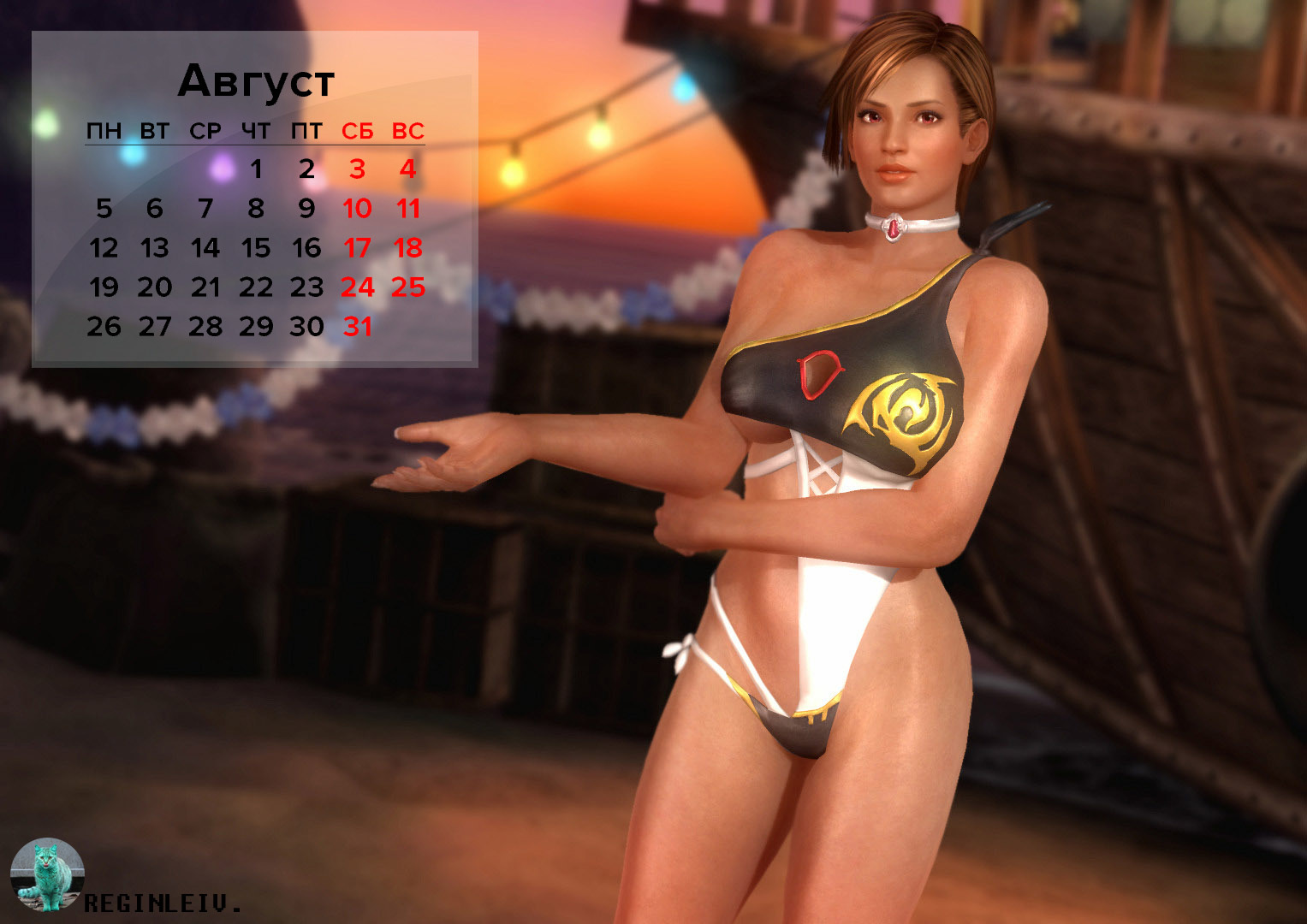 Calendar for adult gamers - NSFW, My, Games, Dead or alive, The calendar, Longpost, Dead Or Alive (game series)