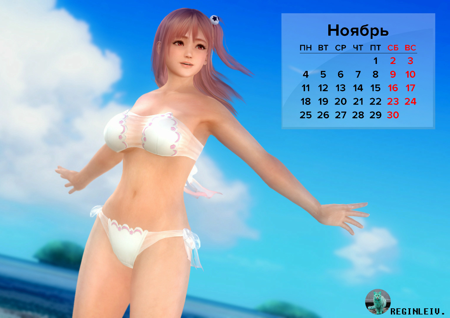 Calendar for adult gamers - NSFW, My, Games, Dead or alive, The calendar, Longpost, Dead Or Alive (game series)