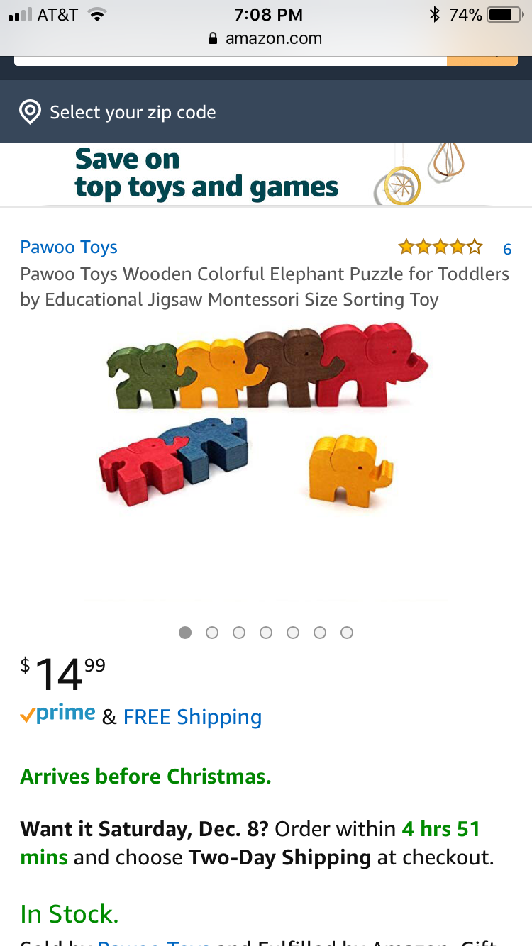 Not the best puzzle idea - My, Elephants, Toys, Children, Amazon, Puzzle