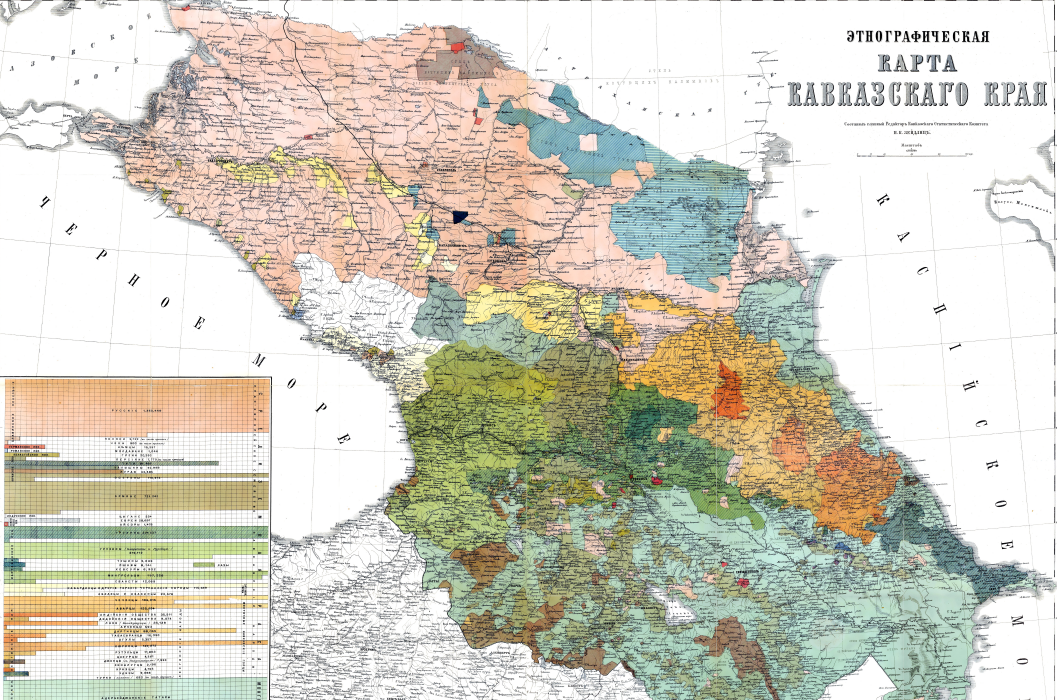 Ethnographic maps of Russia - Cards, Historical maps, Longpost