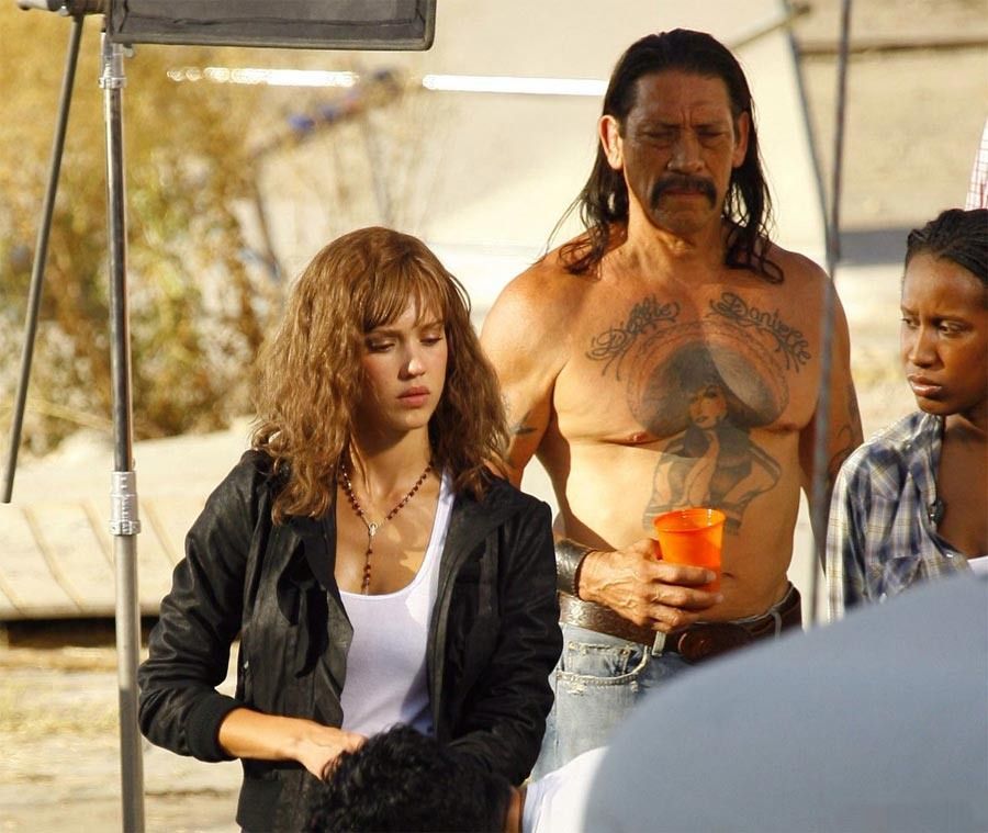 Photos from the shooting and interesting facts for the film Machete 2010 - Machete, Robert Rodriguez, Danny Trejo, Celebrities, Movies, Interesting, Longpost, Photos from filming