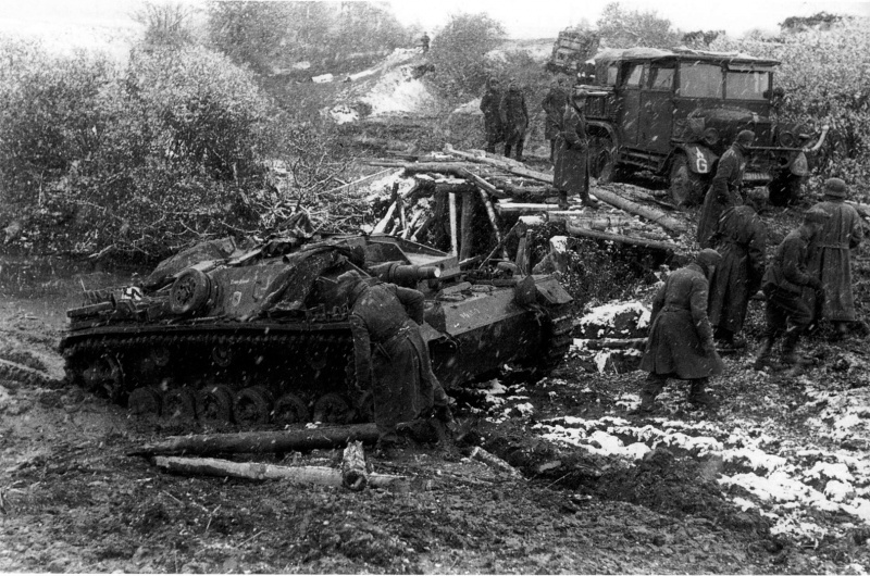 Crossing, crossing, left bank, right bank. - The Great Patriotic War, Tanks, Motorcycles, the USSR, Germany, The photo, Longpost, Moto