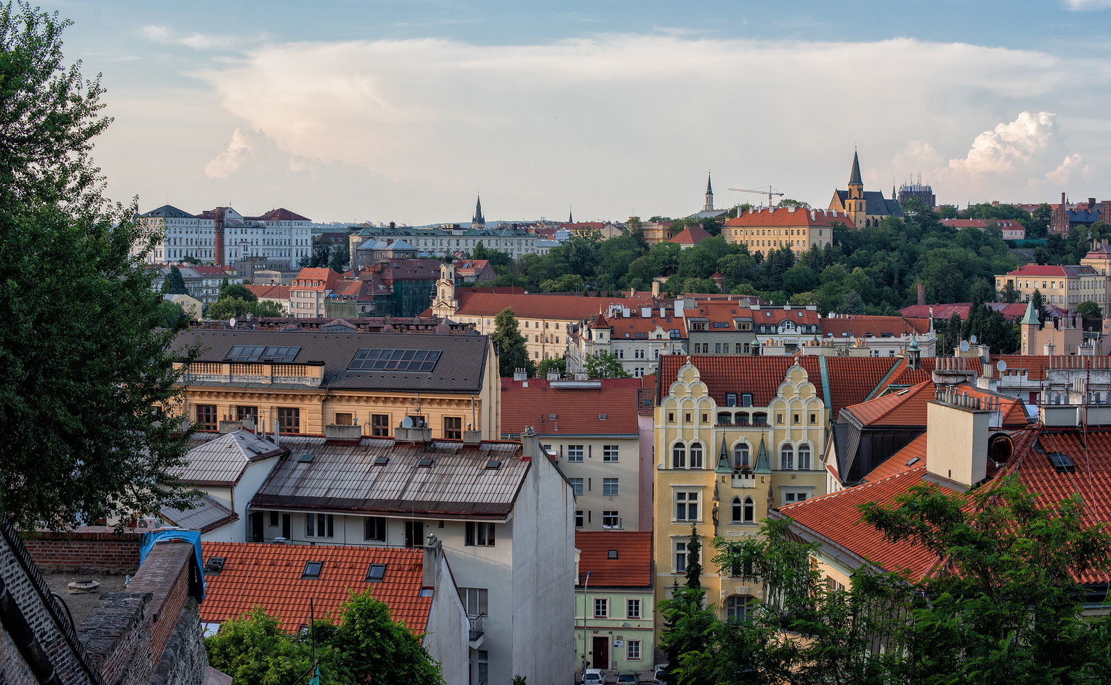 Roofs of Prague, just a note - My, Architecture, The photo, Prague, Czech, Roof, Nikon, Dslr