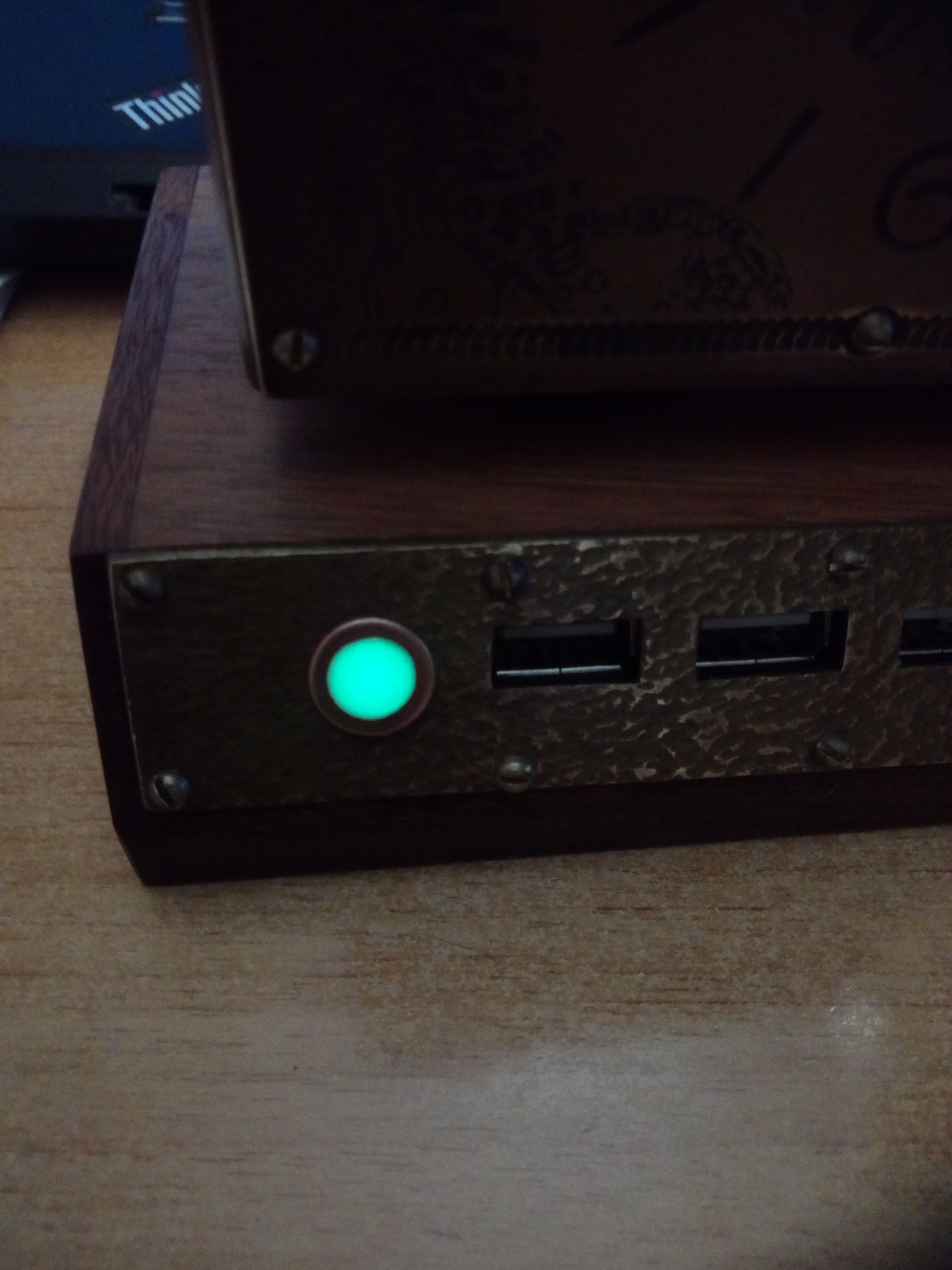 USB hub and stationery stand in one. - My, Needlework without process, Panerai, USB, Stand, , Presents, Longpost