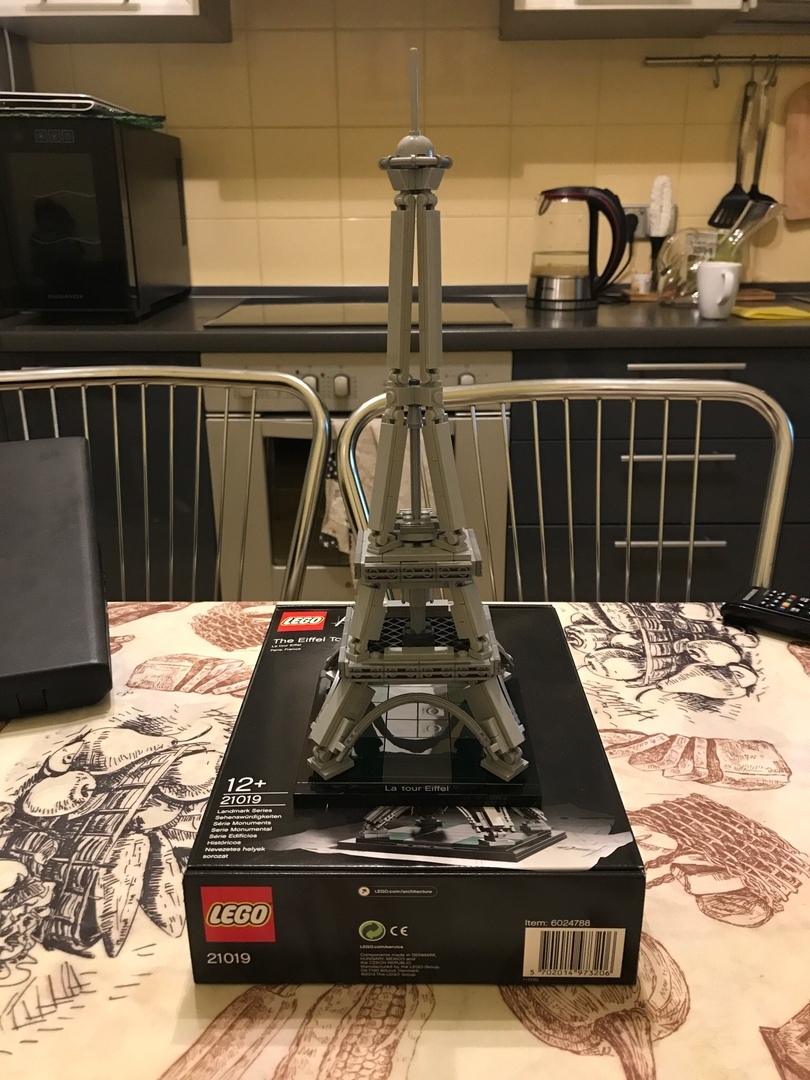 Lego Architecture - Эйфелева башня - Моё, LEGO, Архитектура, Эйфелева башня, Длиннопост