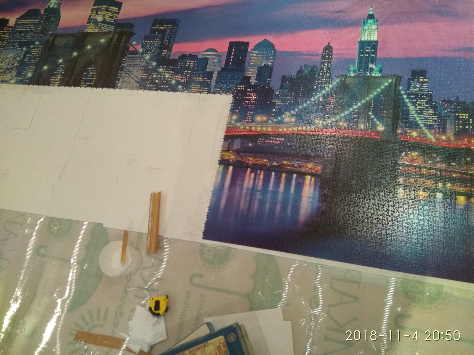 Puzzle - My, Puzzle, New York, Painting, Longpost