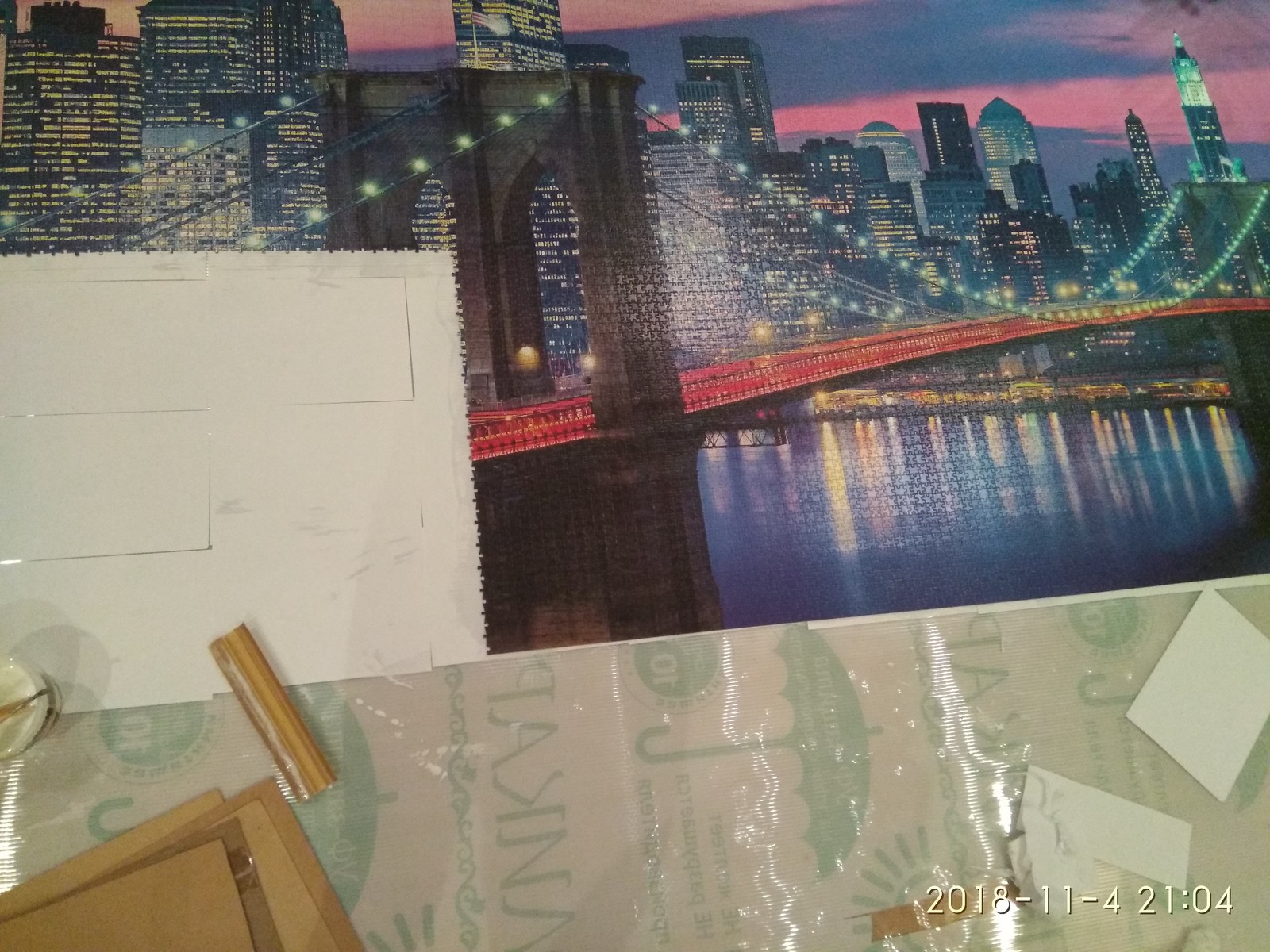 Puzzle - My, Puzzle, New York, Painting, Longpost