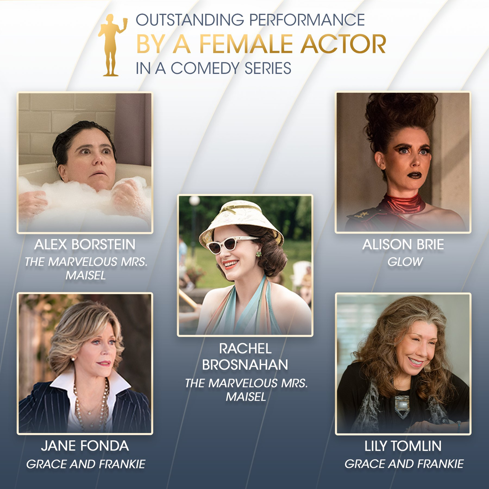 Nominees for the 25th American Screen Actors Guild Awards - Actors and actresses, Nomination, Film Awards, Movies, Serials, Sag, Longpost