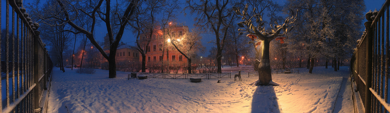 Winter Kronstadt - Kronstadt, Winter, Панорама