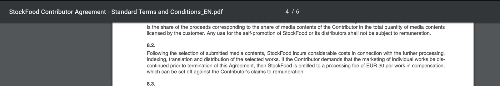 Macrostocks and photo agencies: StockFood - read the contract carefully. - My, Photobank, , The photo, Contract, Foodphoto, Longpost, Agency