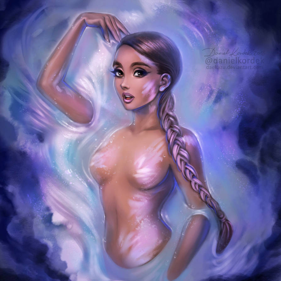 Ariana Grande: God is a Woman - NSFW, Deviantart, Art, Drawing, Portrait, 