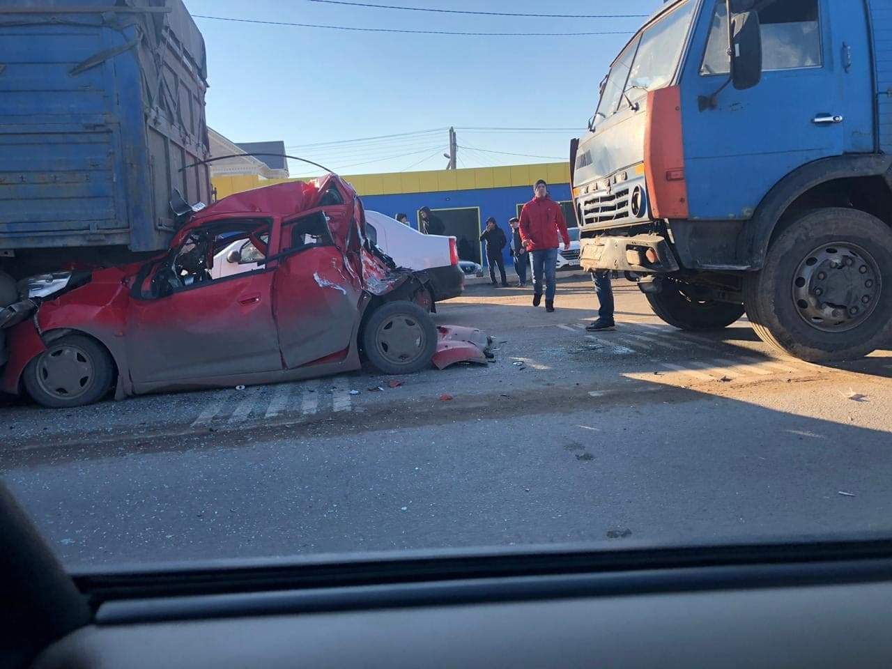 When luck is at its peak - Road accident, Luck, Astrakhan, Longpost