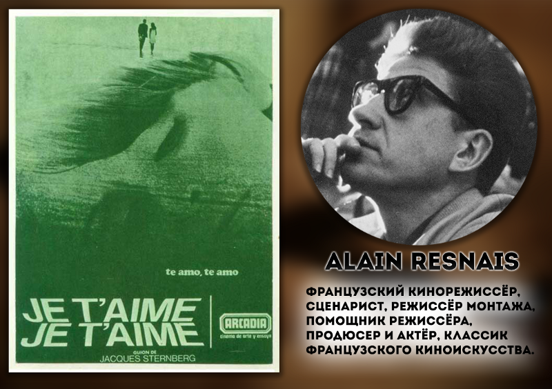 Je t’aime, je t’aime (1968) - Моё, Фильмы, Искусство, Ален Рене, Люблю тебя люблю, Текст, Длиннопост, Любовь