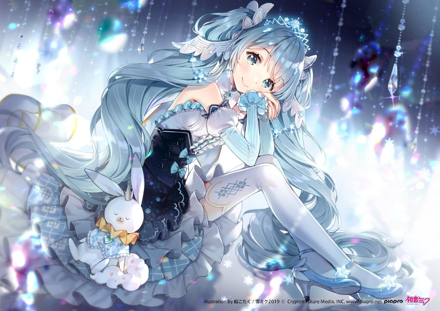 Priceless smile - Anime, Not anime, Vocaloid, Hatsune Miku, Anime art, Snow miku, Pixiv