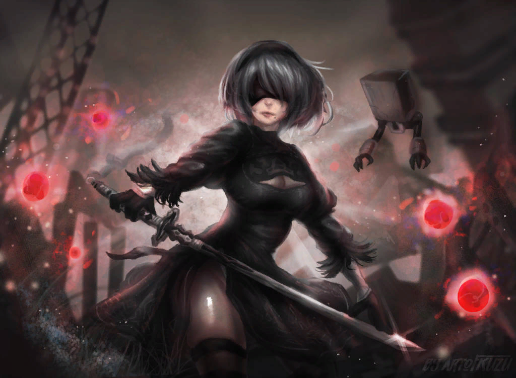 YoRHa 2B - NIER Automata, Yorha unit No 2 type B, Games, Art, Deviantart, 