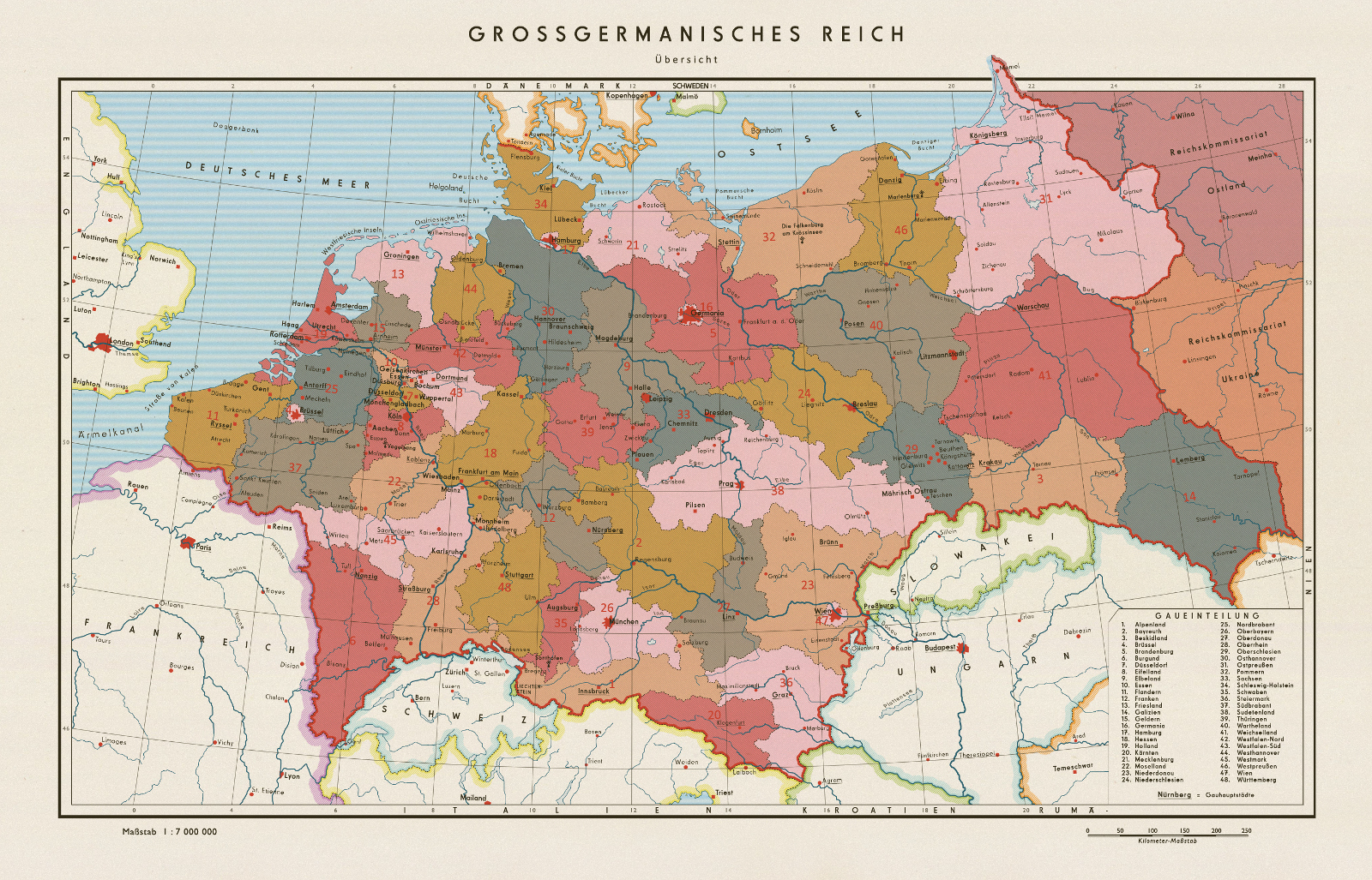 Historical maps of Germany in the 20th and 19th centuries. - Germany, Story, Cards, Longpost