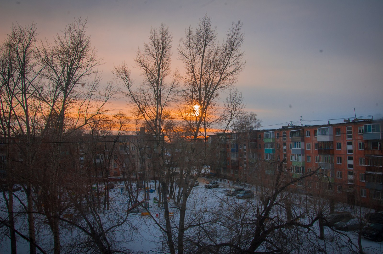 Winter from the window. - My, The photo, Nikon, Winter, View from the window, December, Altai region, Longpost