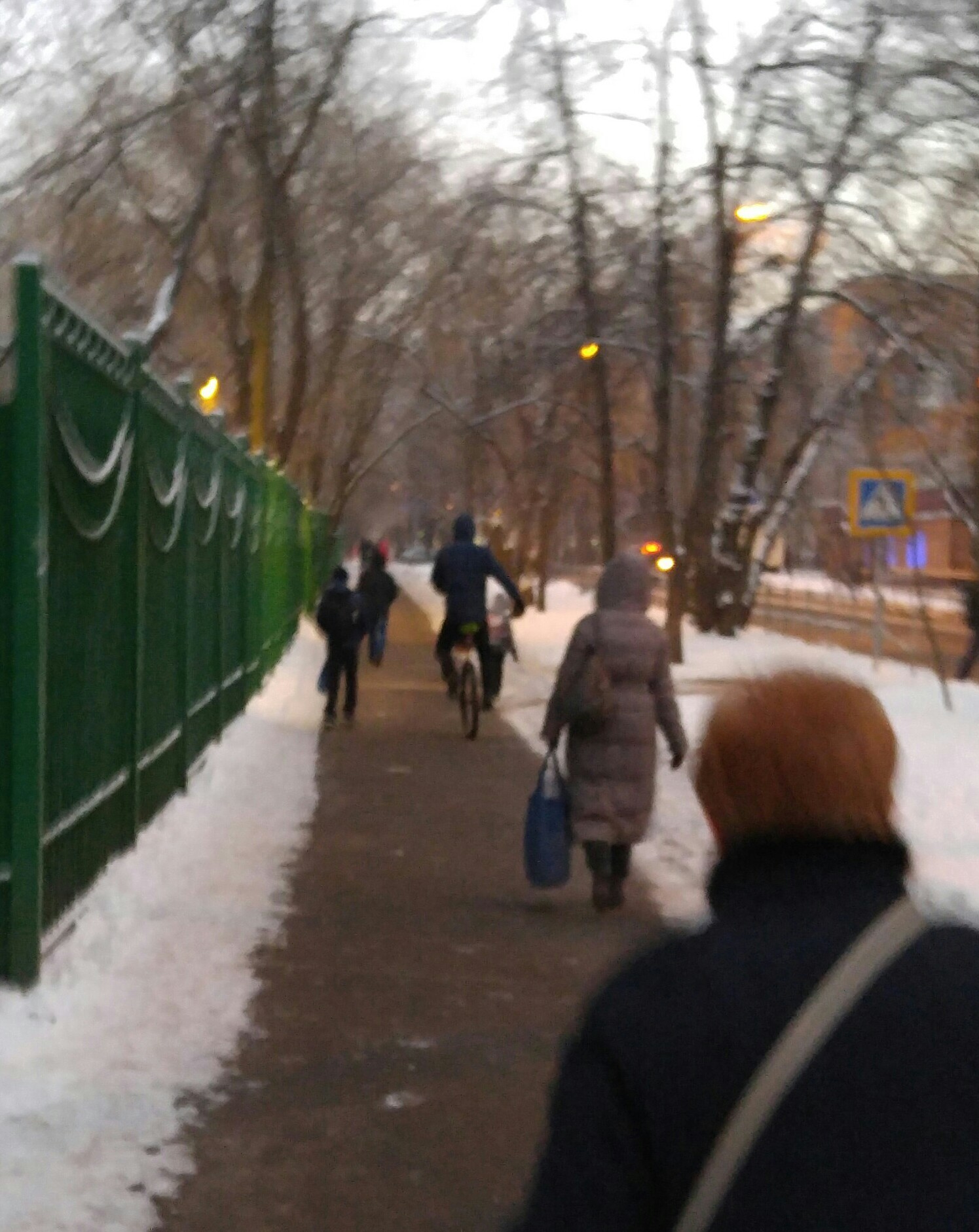 Friend, you made my Monday)) - My, Moscow, Колесо, Monday, Joy, Ardour, Morning, Unicycle