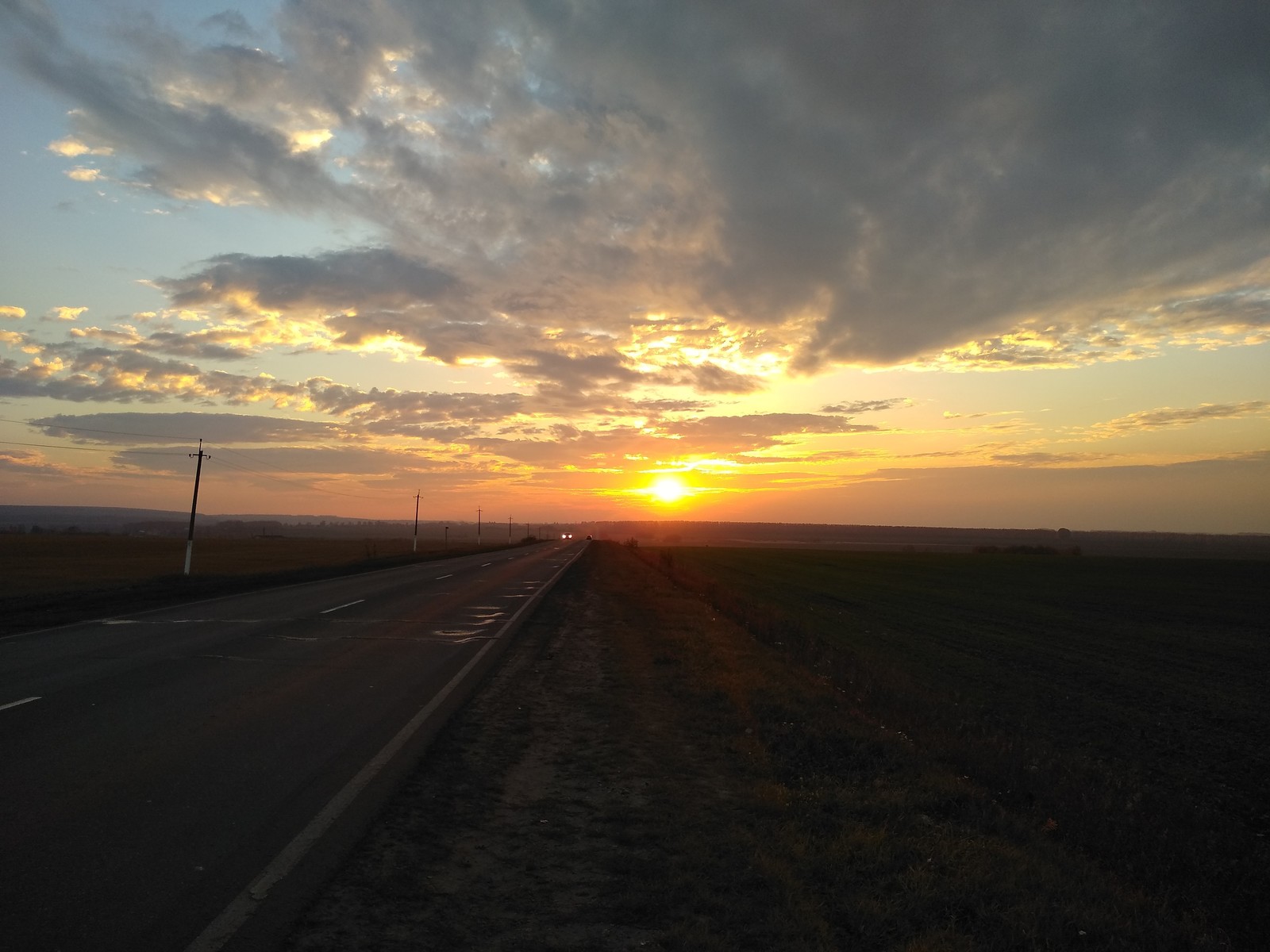 Autumn. Sky. Clouds. Mordovia. - My, Clouds, Sky, Nature, beauty, Mordovia, Longpost