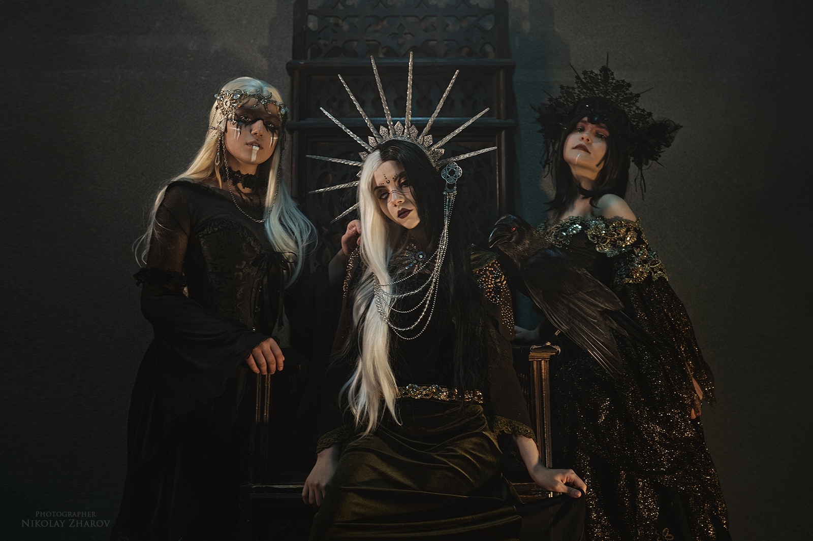 Three Witches - My, The photo, Witches, Art, Gloomy, Longpost