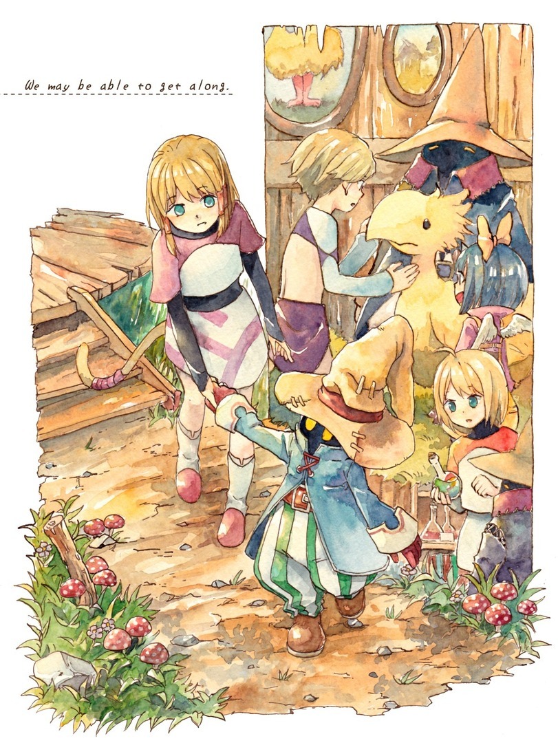 Final fantasy - Games, Art, Final Fantasy, Final Fantasy IX, Fan art, Computer games, From the network, Longpost