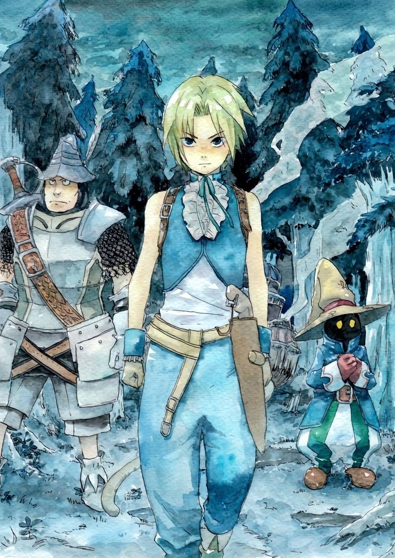 Final fantasy - Games, Art, Final Fantasy, Final Fantasy IX, Fan art, Computer games, From the network, Longpost