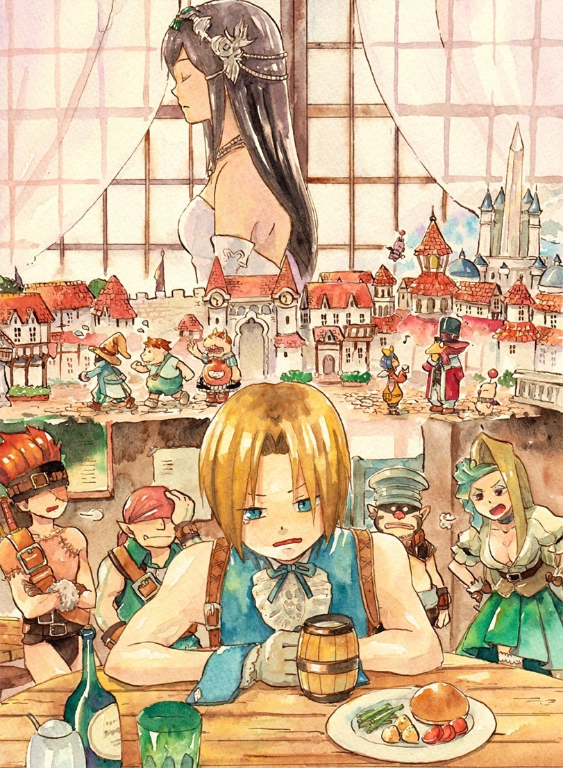 Final fantasy - Games, Art, Final Fantasy, Final Fantasy IX, Fan art, Computer games, From the network, Longpost