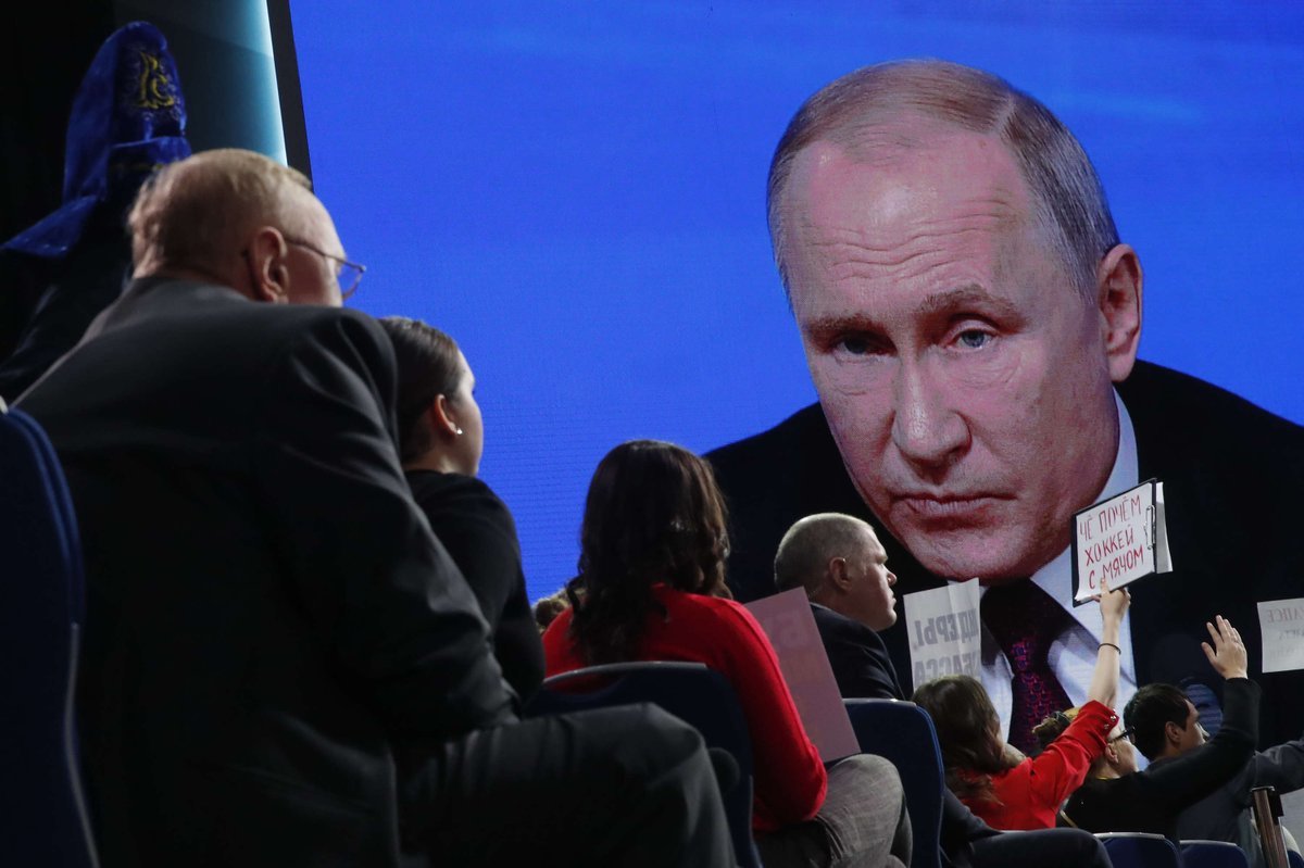 The most important photos from the press Vol.1 - Vladimir Putin, Longpost, Press conference