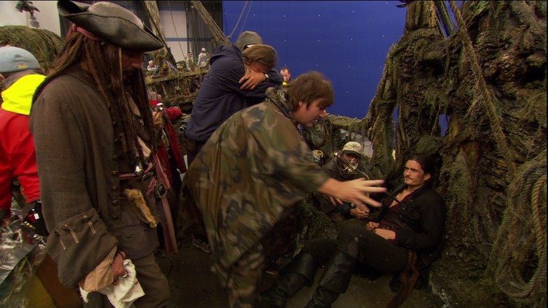 Behind the Scenes of Pirates of the Caribbean: At World's End - Pirates of the Caribbean, Filming, Photos from filming, Interesting, Behind the scenes, GIF, Longpost, Movies