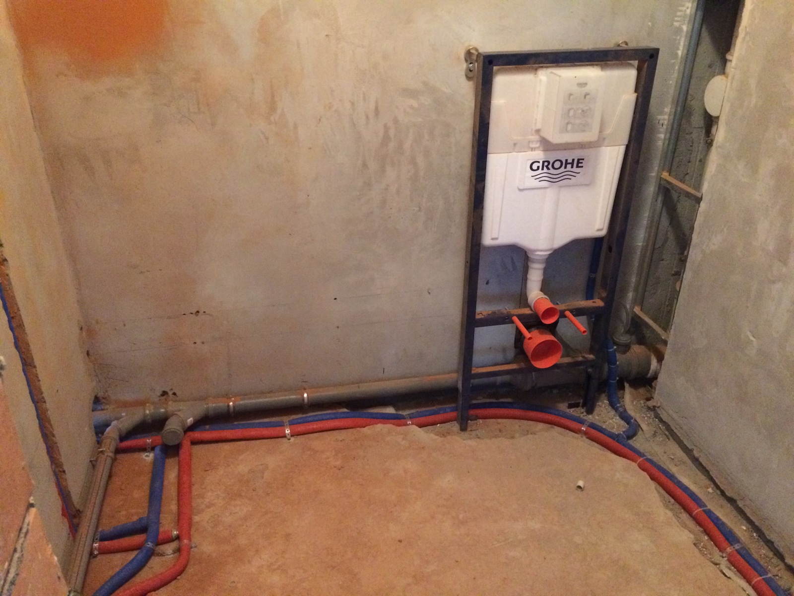 Preparing to install plumbing. - My, Plumbing, Repair, Work, Grohe, Installation, Longpost