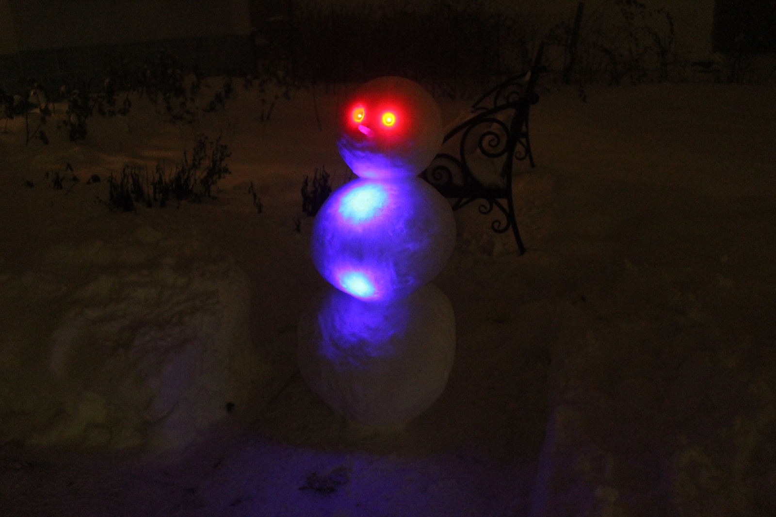 snowman - snowman, LEDs