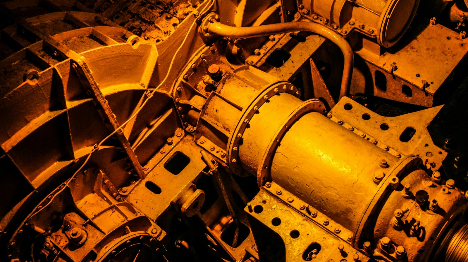 Engine room of the nuclear icebreaker Lenin - My, Nuclear icebreaker, Lenin