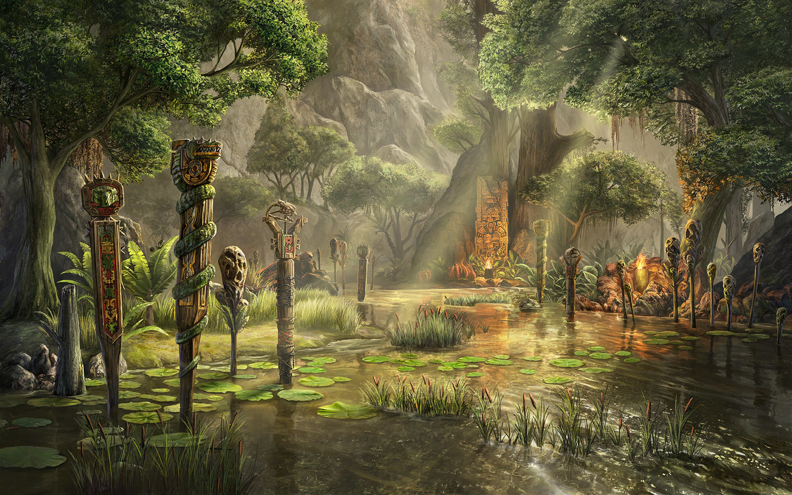 ESO Murkmire Loading Screens - The elder scrolls, The Elder Scrolls Online, Games, Art, Longpost