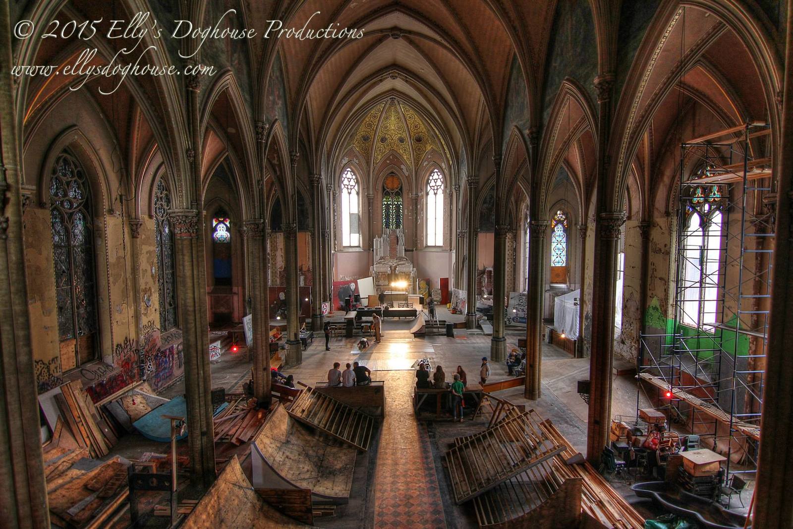 Skatepark in a former church. - Skate park, Spirituality, USA, Longpost