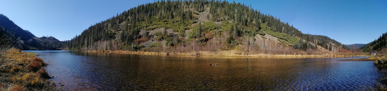 A little summer in your ribbon - My, Lake, Summer, Hills, Longpost