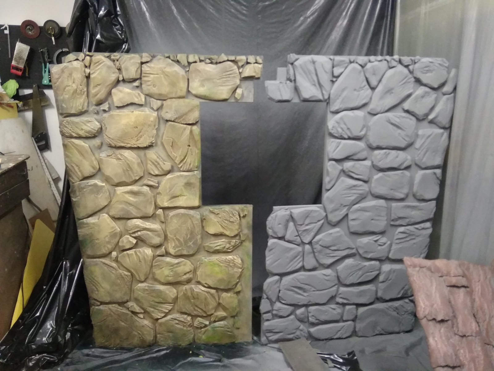 Witch's house. Screen decoration for the theatre. Process of creation. - My, Scenery, Screen, Prop School, Stand, Cosplay, Props, Longpost, Needlework with process