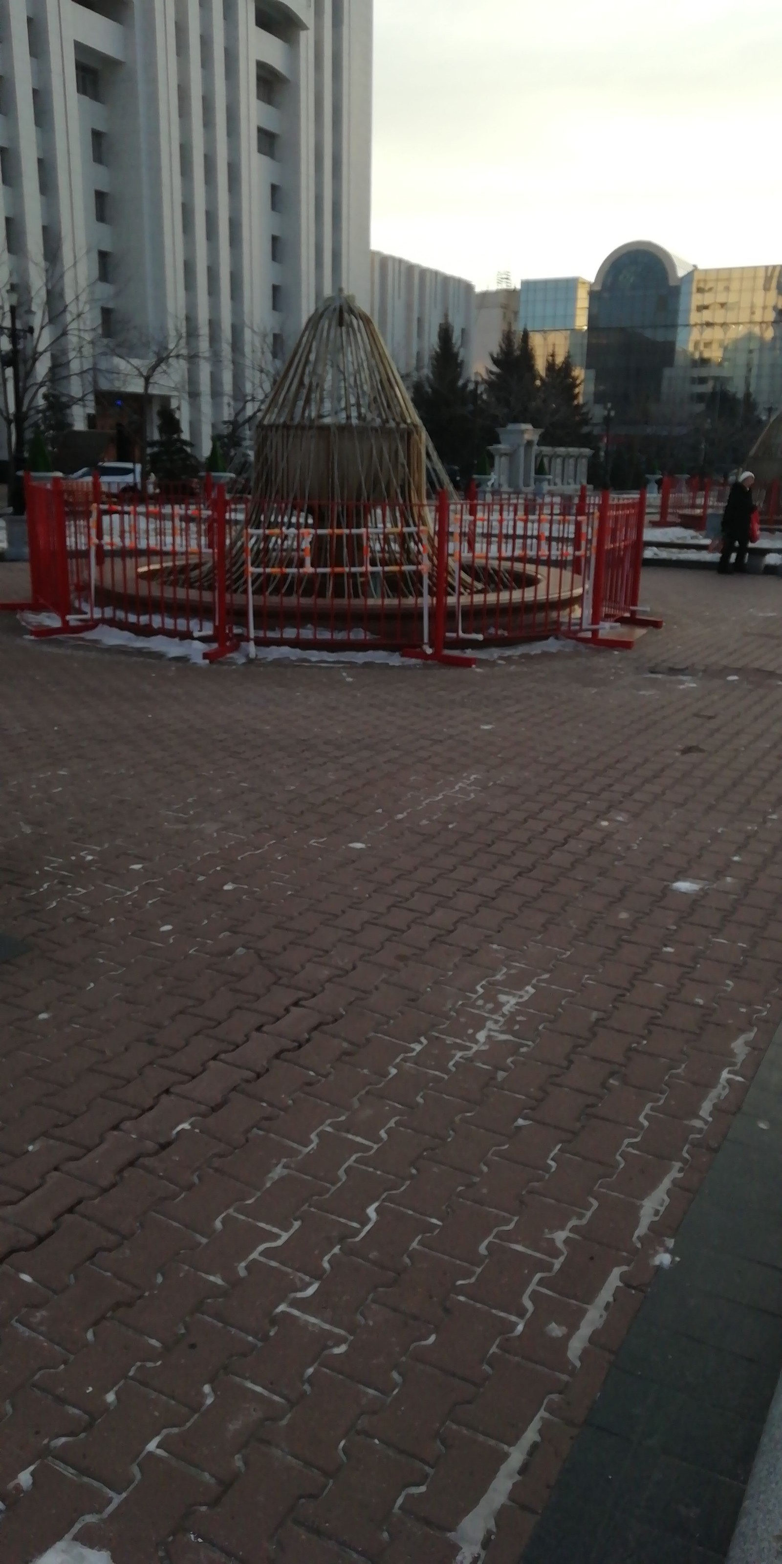 Contrast - My, Khabarovsk, Snow, Lenin Square, Longpost