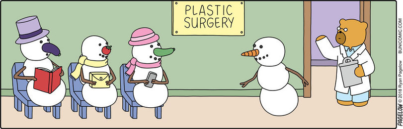 Plastic surgery - Comics, snowman
