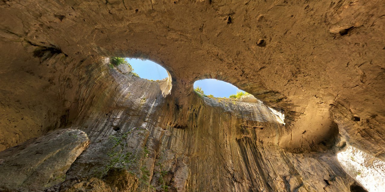 Eyes of God - Cave in Bulgaria - Caves, The mountains, The rocks, Bulgaria, 