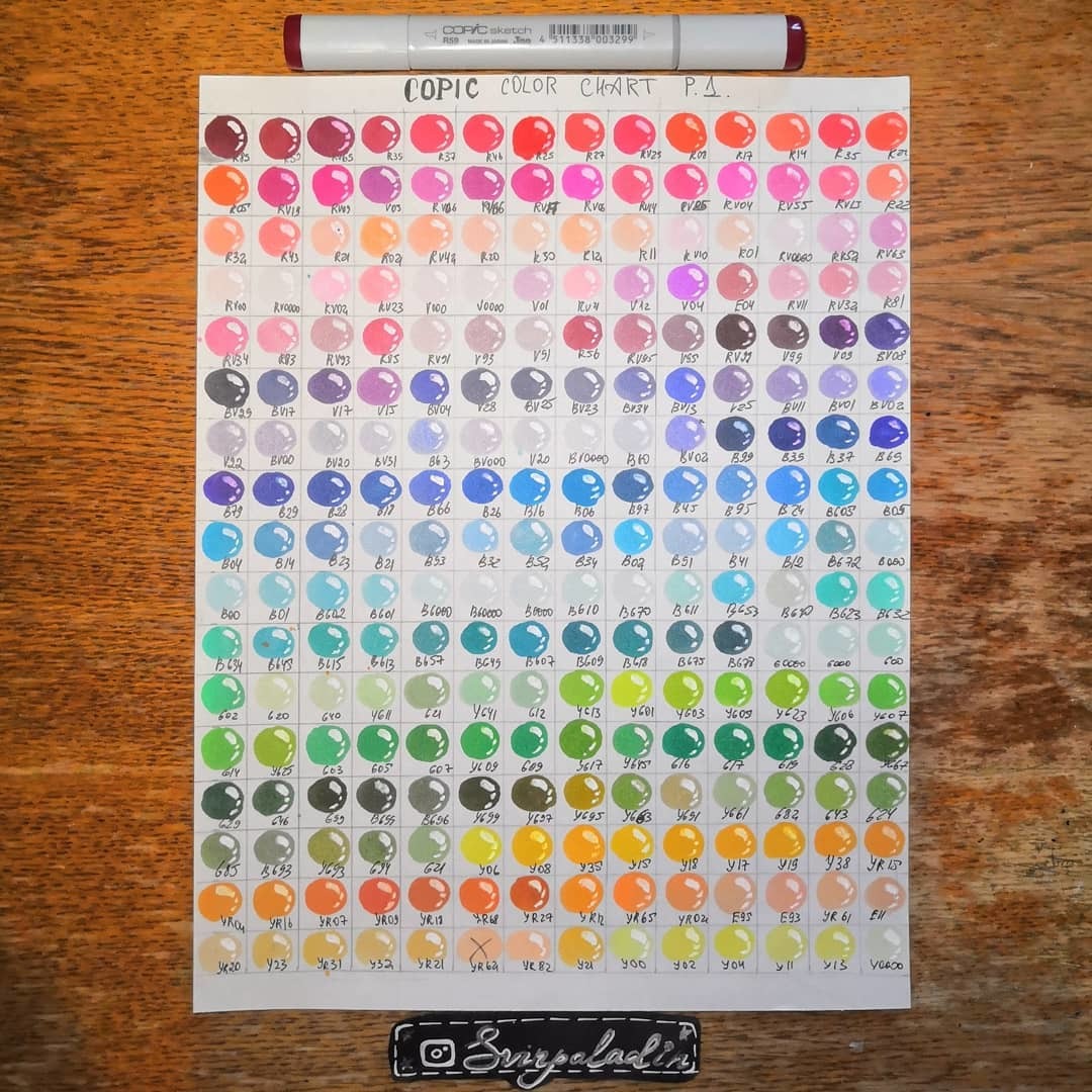 My Copic/Prismacolor Palette - My, Marker, Colour pencils, , Copic, , Longpost