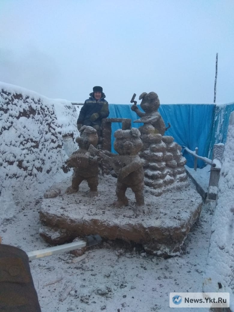 Folk sculptor Mikhail Bopposov from Yakutia presented his new creation! - Yakutia, , Sculptor Mikhail Bopposov, New Year, Longpost, Report